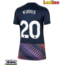 Tottenham Hotspur Mohammed Kudus #20 Replica Away Shirt Ladies 2026-27 Short Sleeve